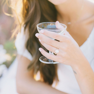 Vintage Champagne Coupe