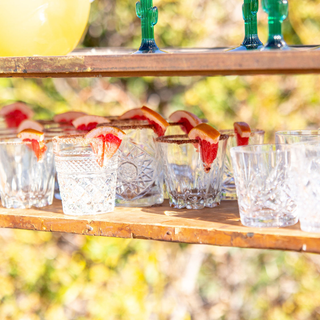 Vintage 'Old Fashioned' Glass