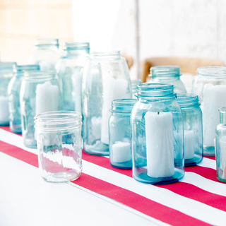 Vintage Turquoise Mason Jar Collection