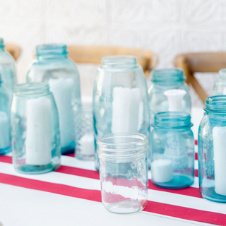 Vintage Turquoise Mason Jar Collection