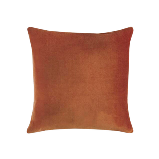 Copper Velvet Accent Pillow