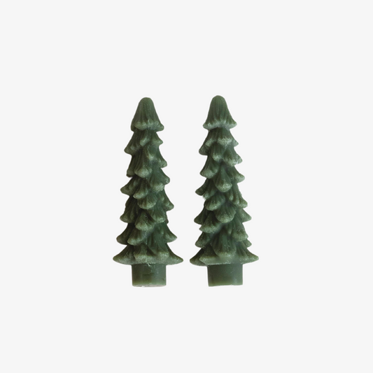 Ever Green Tree Taper Candle