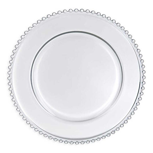 Glass Hobnail Charger