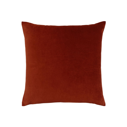 Maroon Velvet Accent Pillow