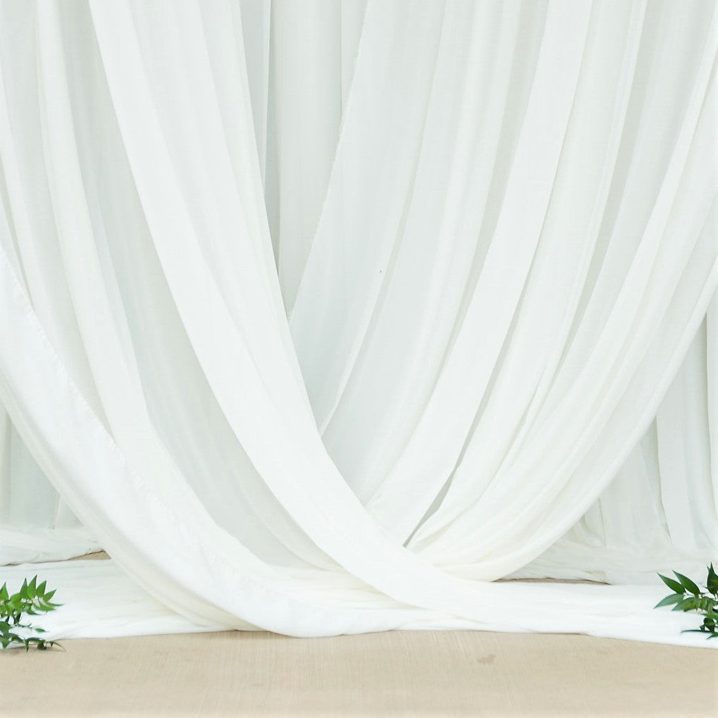Soft Ivory Chiffon - Draping Fabric