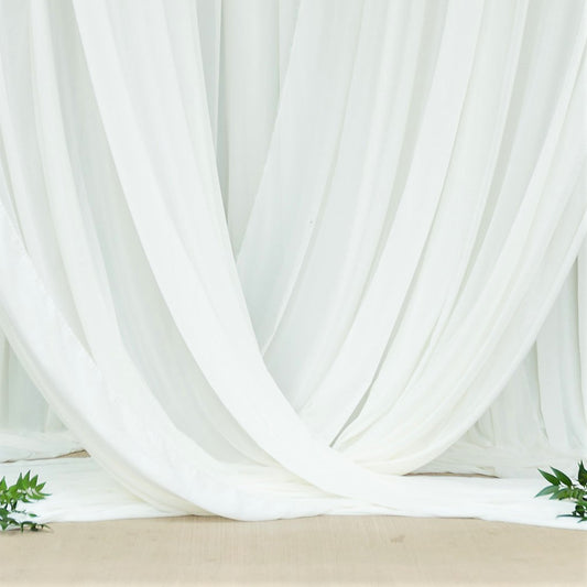 Soft Ivory Chiffon - Draping Fabric