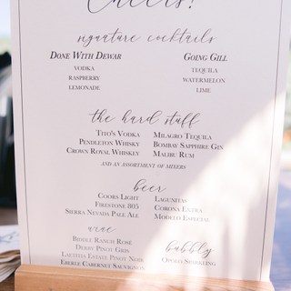 Acrylic Sign - Table Top