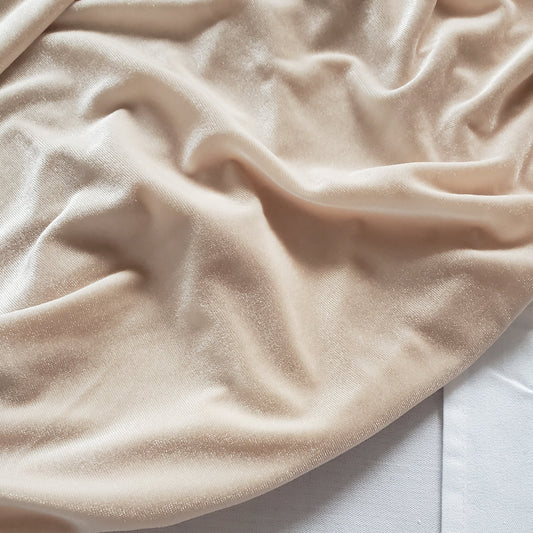 Champagne Velvet Table Runner