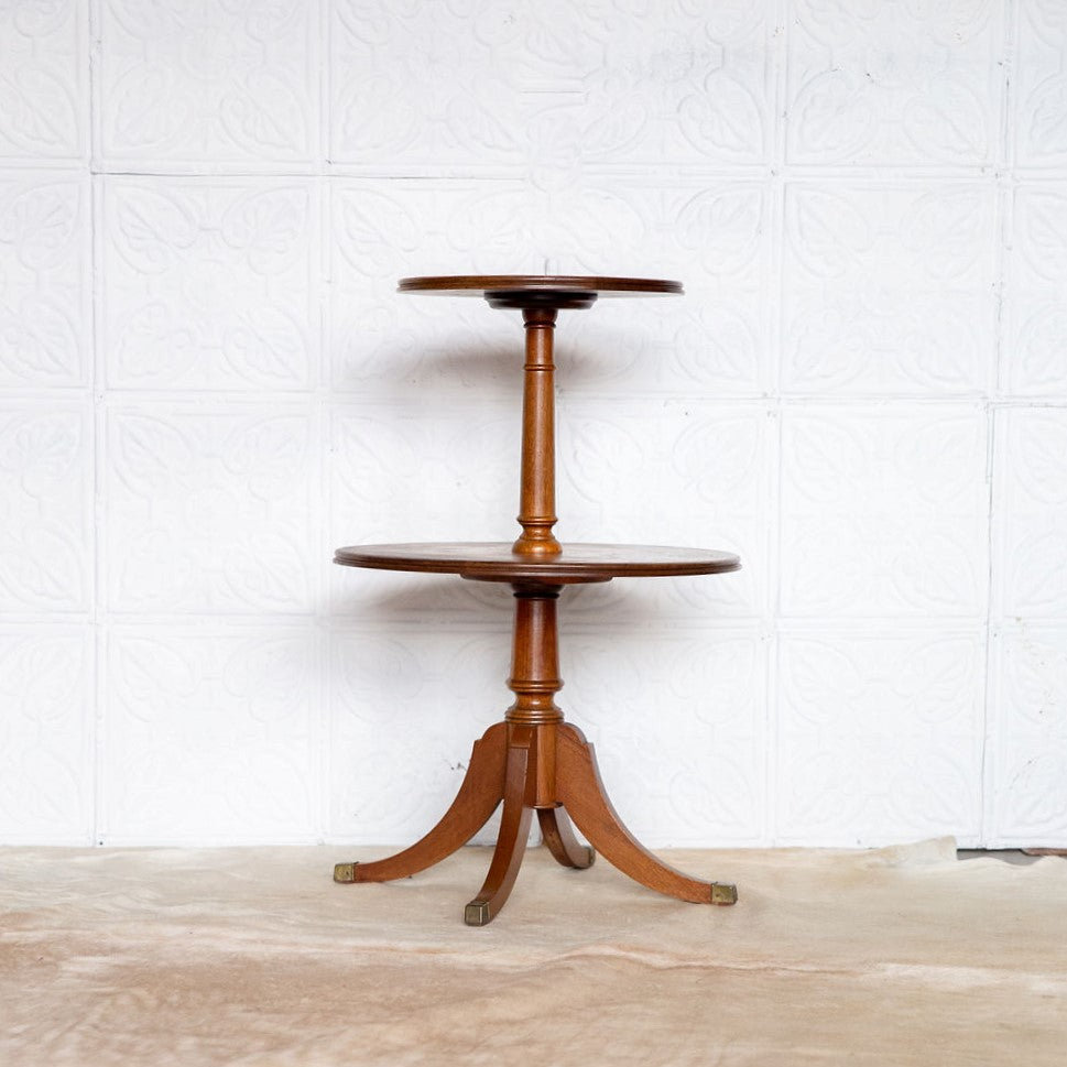 Tiered Round Side Table