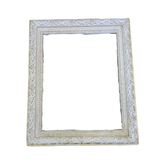 Carved Cream & Gold Frame - Large