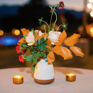 Terracotta Accent Bud Vase - Small