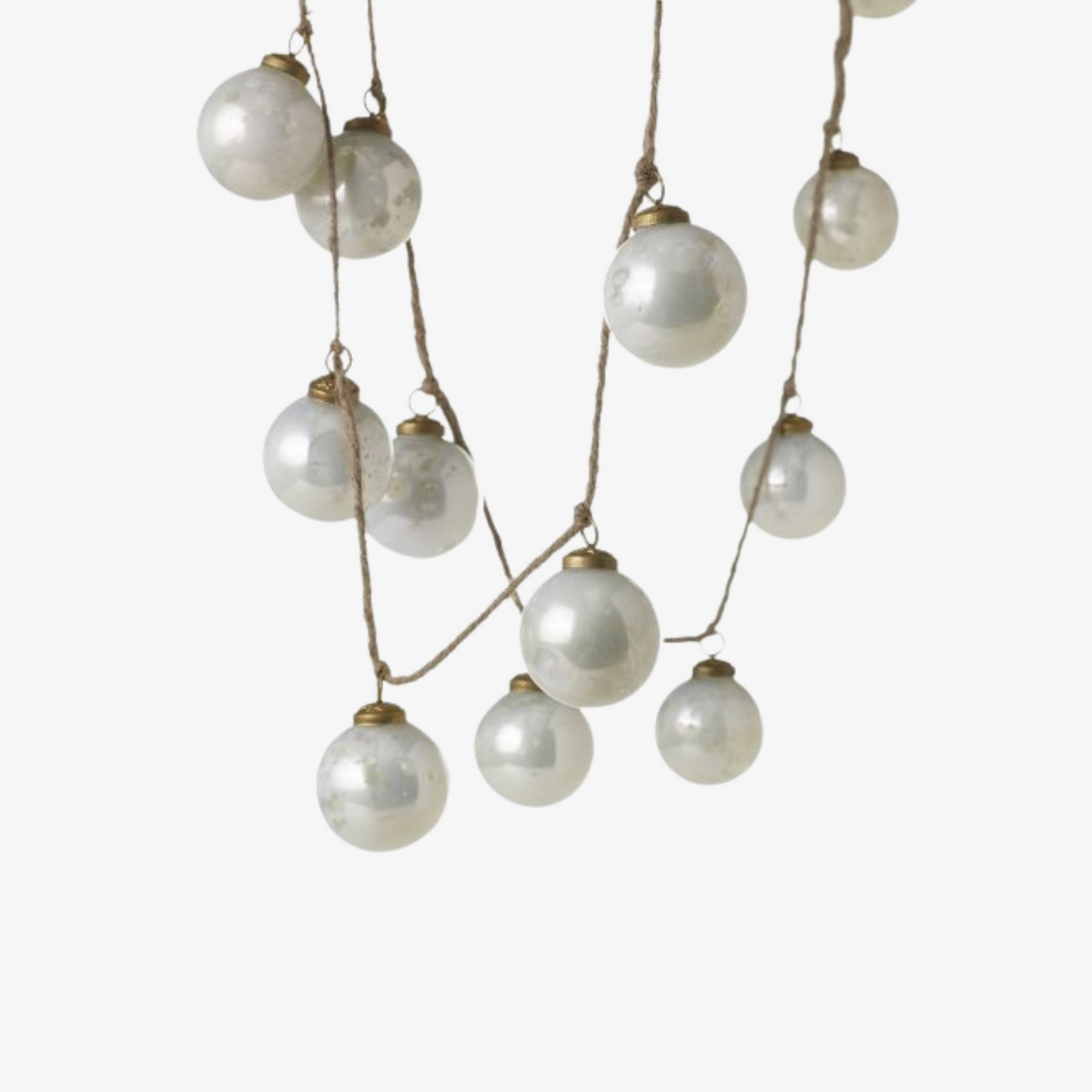 Ornament Garland: Vintage Cream