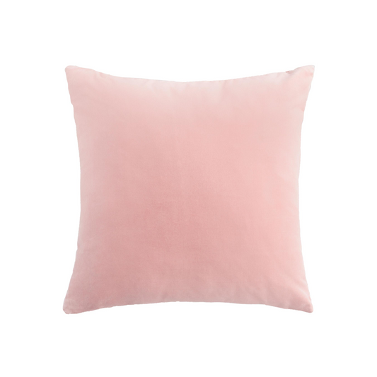 Blush Velvet Accent Pillow