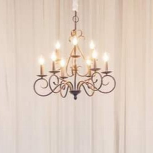 Rustic Iron Chandelier