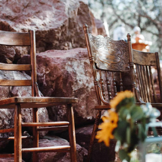 Vintage Chairs: Wood Finish