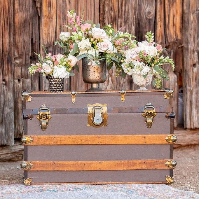 Vintage Grey Trunk