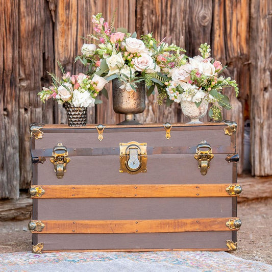 Vintage Grey Trunk
