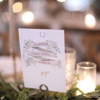 Brass Table Number Holders