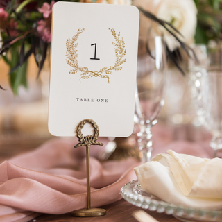 Brass Table Number Holders