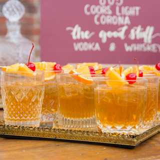 Vintage 'Old Fashioned' Glass