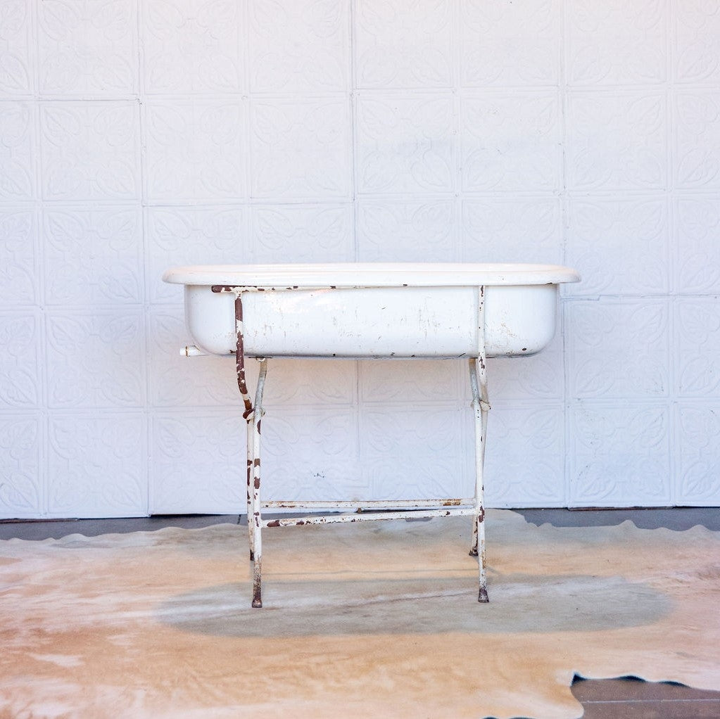 Vintage Baby Bath with Stand