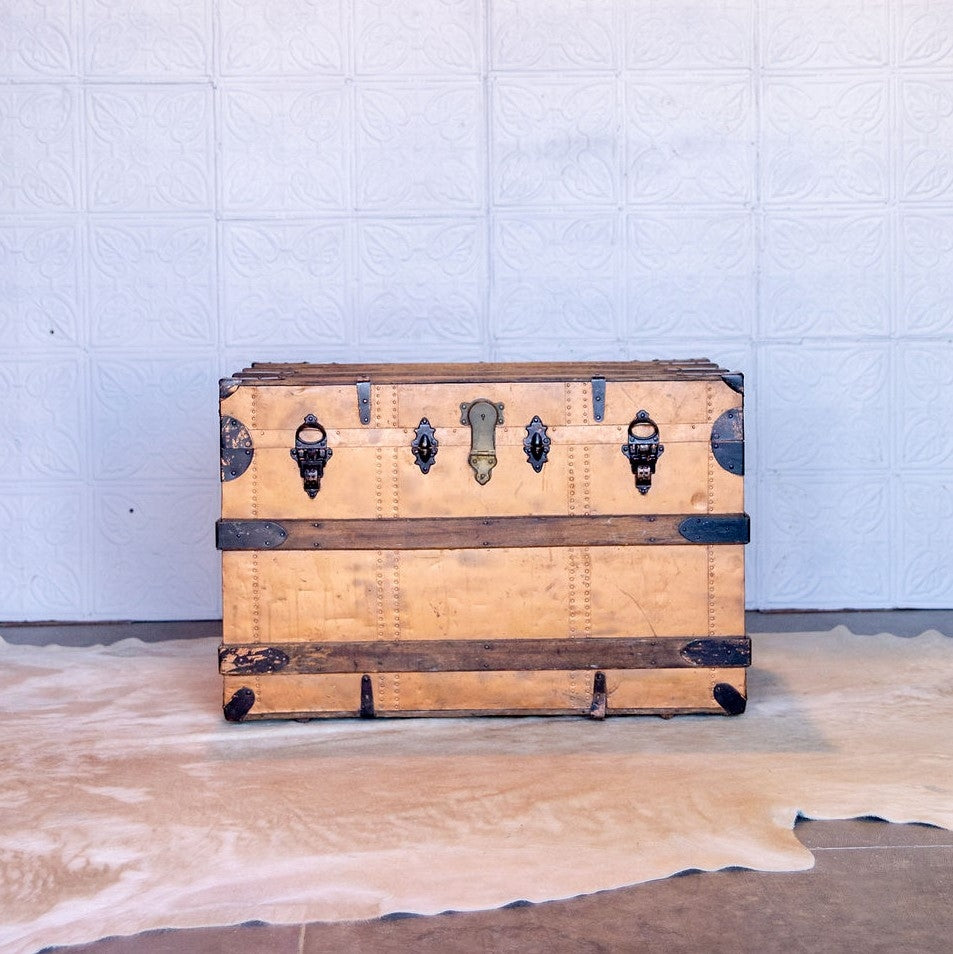 Vintage Copper Trunk
