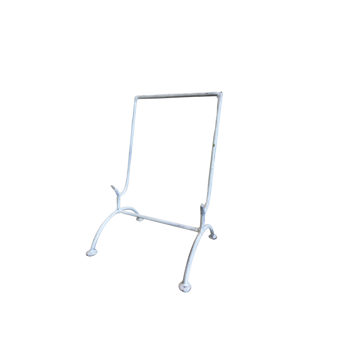White Iron Tabletop Easel