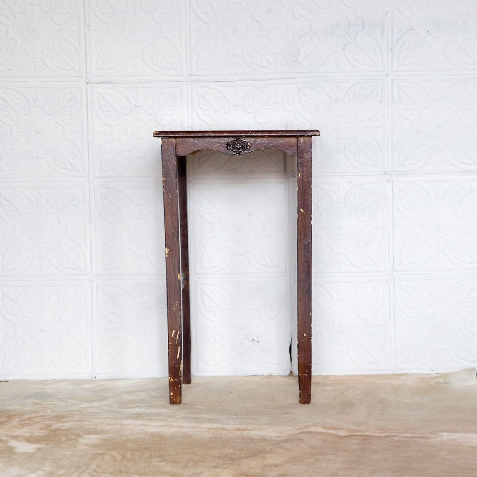 Tall Square Side Table