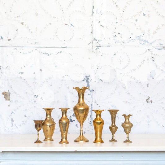 Brass Bud Vase Collection