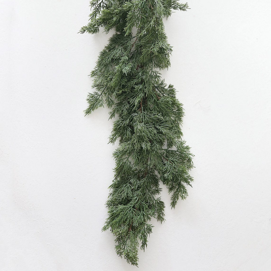 Faux Holiday Greens Garland