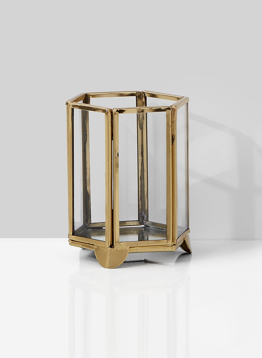 Hexagon Tea Light Holder - Small