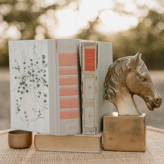 Gold Horse Bookends