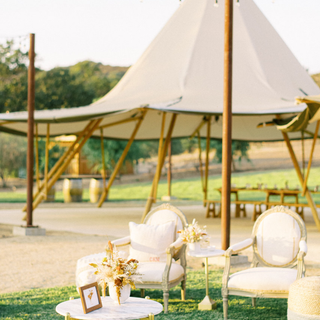 Marble/Wood Coffee Table
