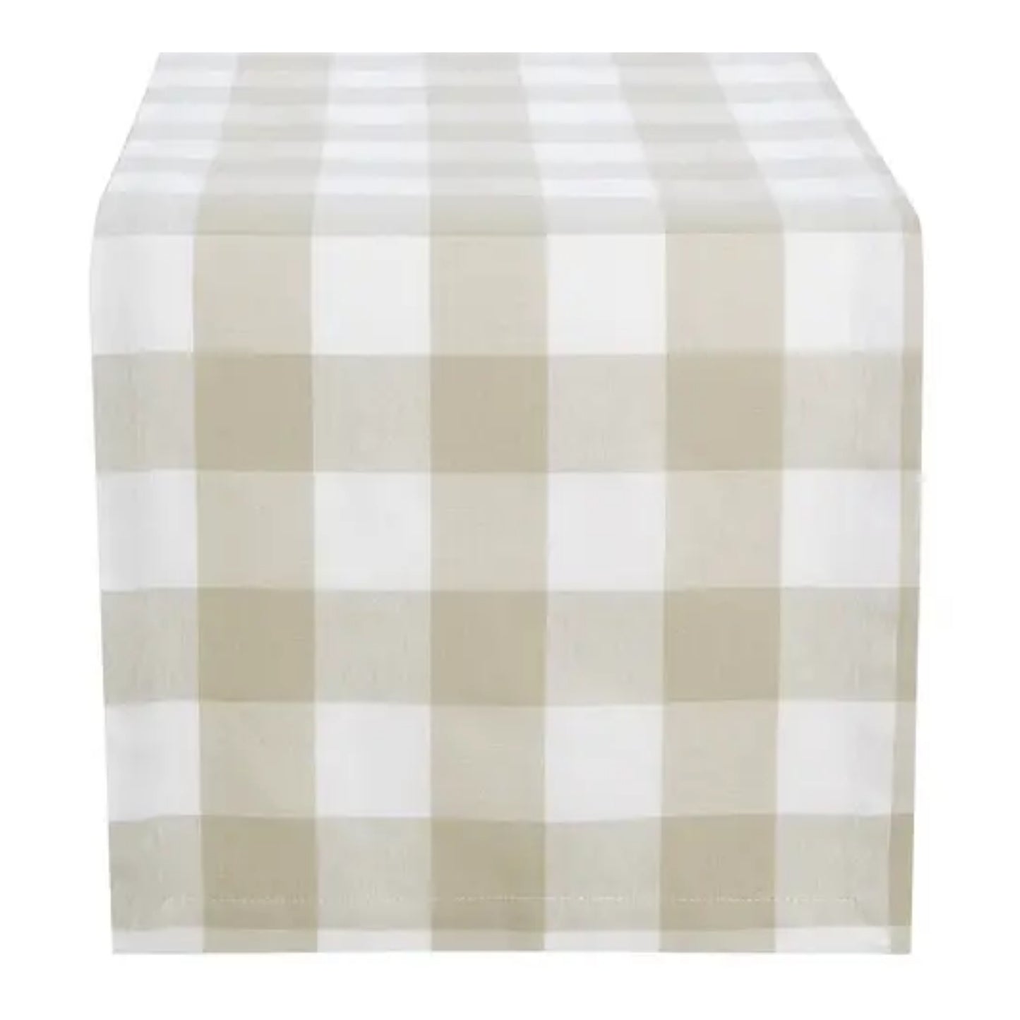 Neutral Check Linen
