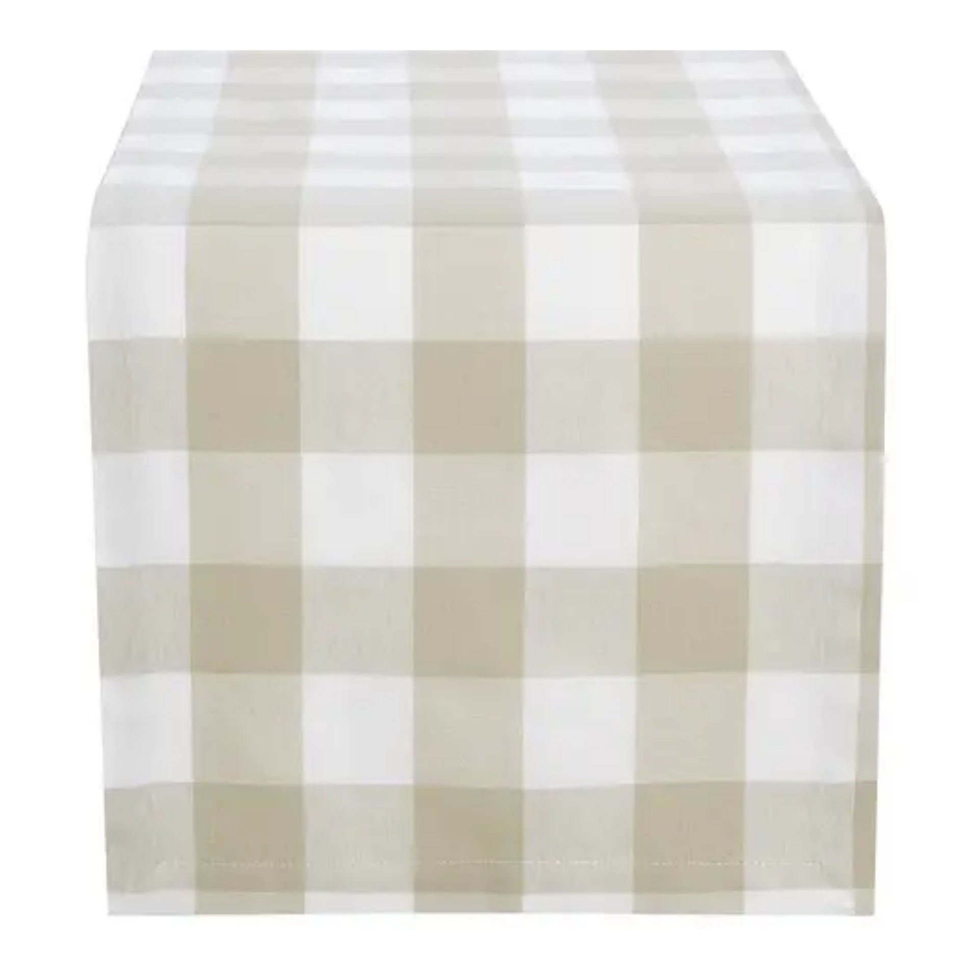Neutral Check Linen