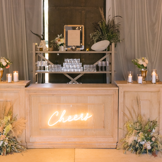 "Cheers" Neon Sign