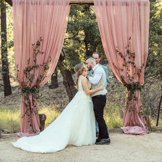 Dusty Rose Chiffon Fabric
