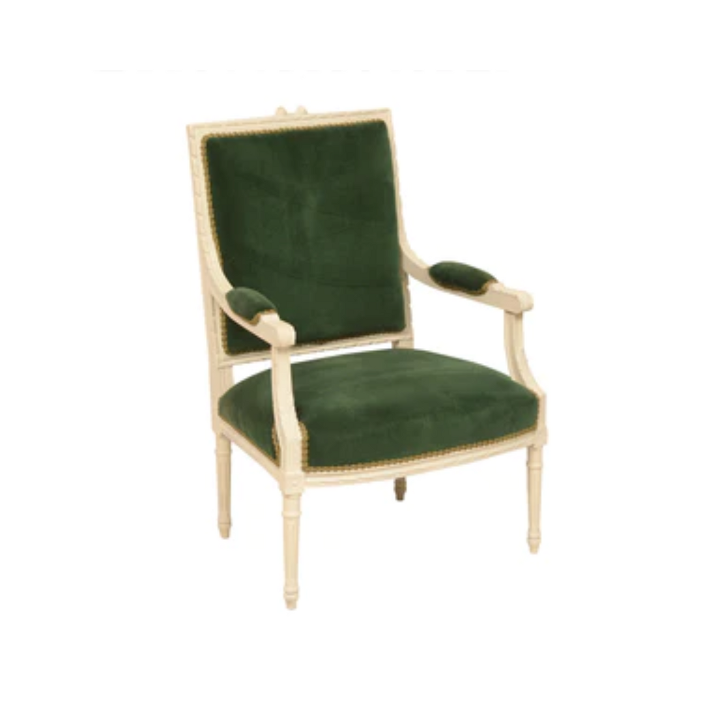 Emerald Velvet Arm Chair