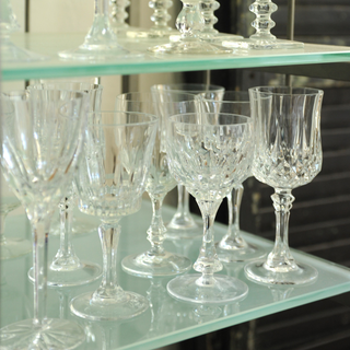 Wine Glass: Vintage Cut Glass