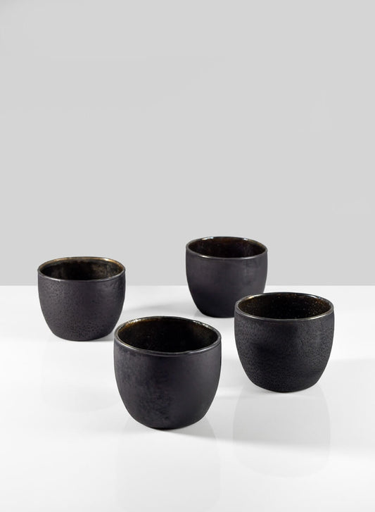 Charcoal Lava Votive