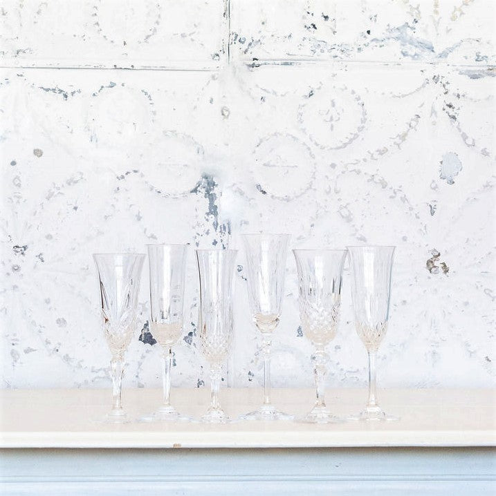 Vintage Champagne Flute