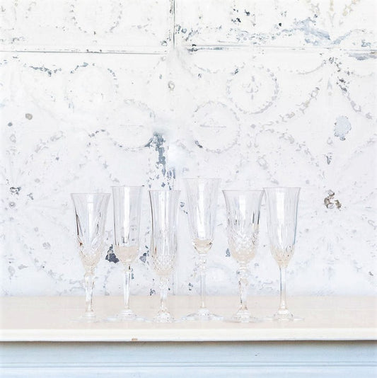 Vintage Champagne Flute