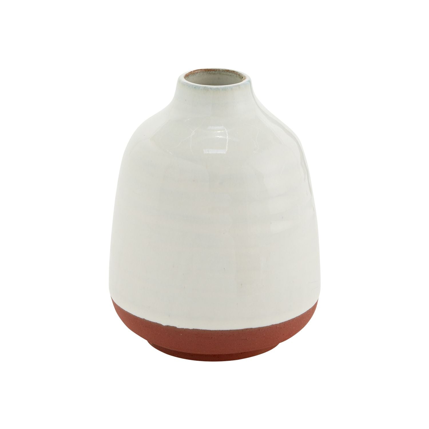 Terracotta Accent Bud Vase - Small