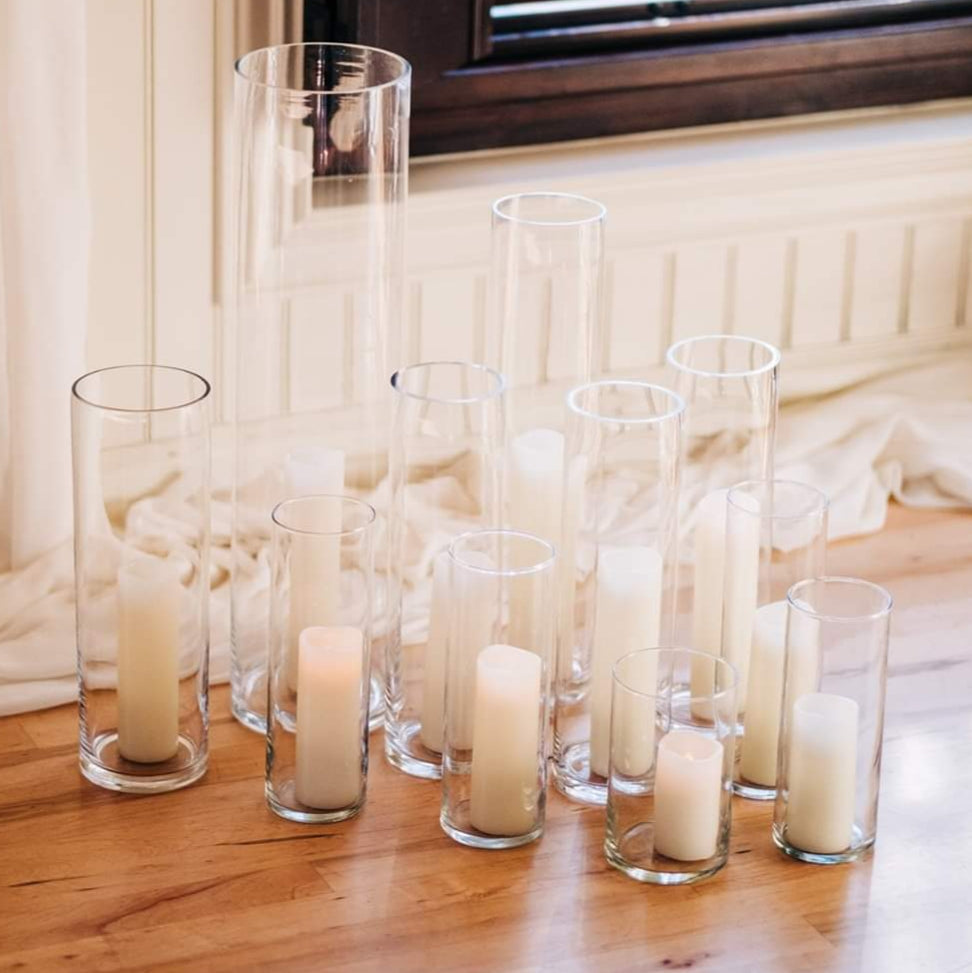 Glass Cylinder Vase Collection