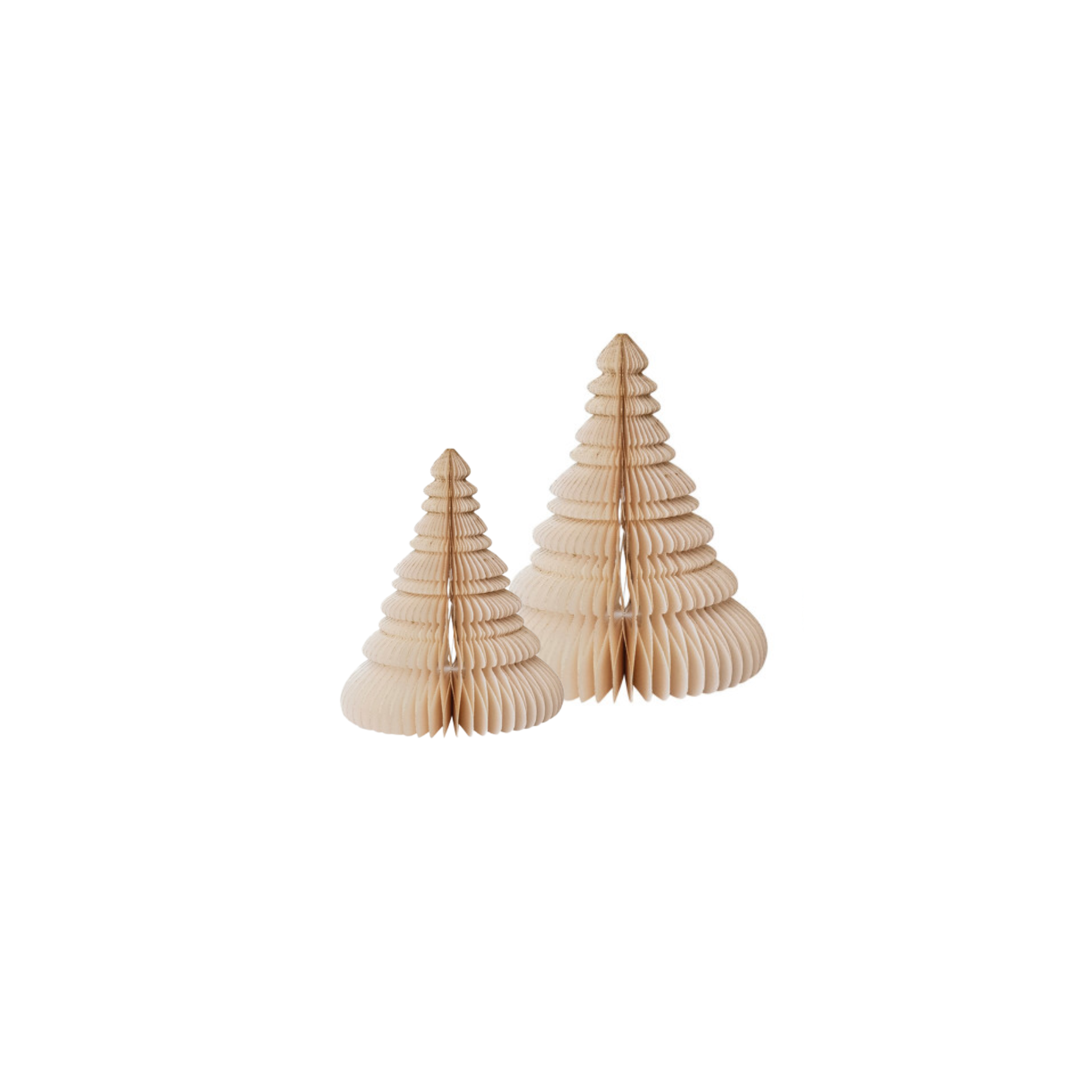 Cream Honeycomb Tree: Small & Medium set