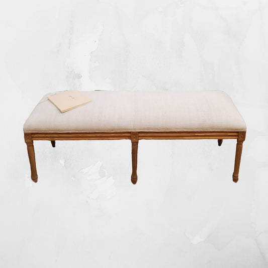 Louis Linen Bench