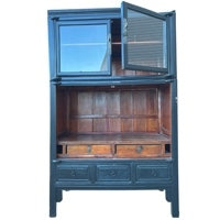 Black Display Cabinet