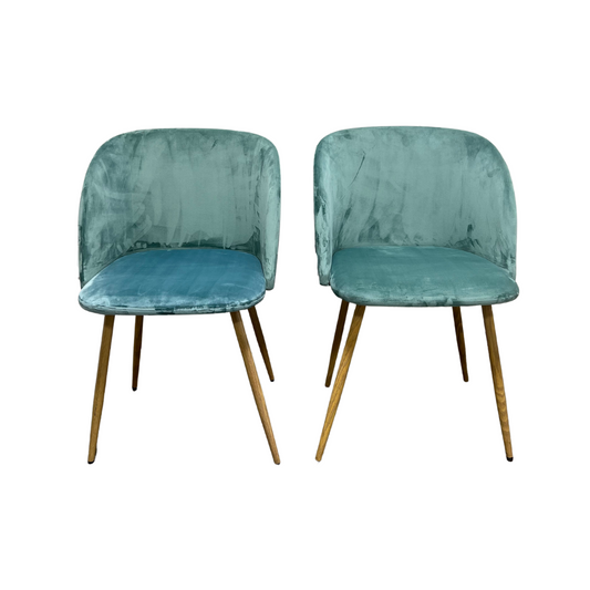 MidCentury Turquoise Chair