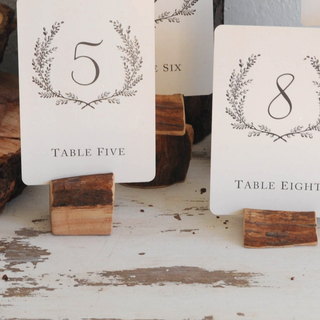 Wood Slice Paper Holder