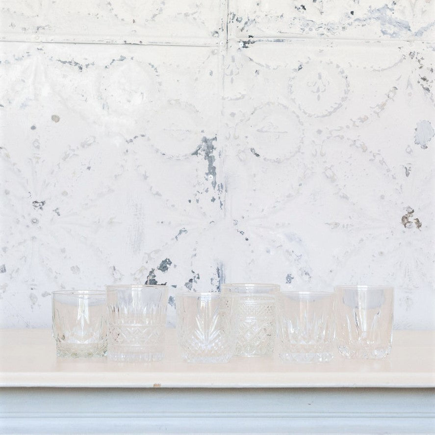 Vintage 'Old Fashioned' Glass